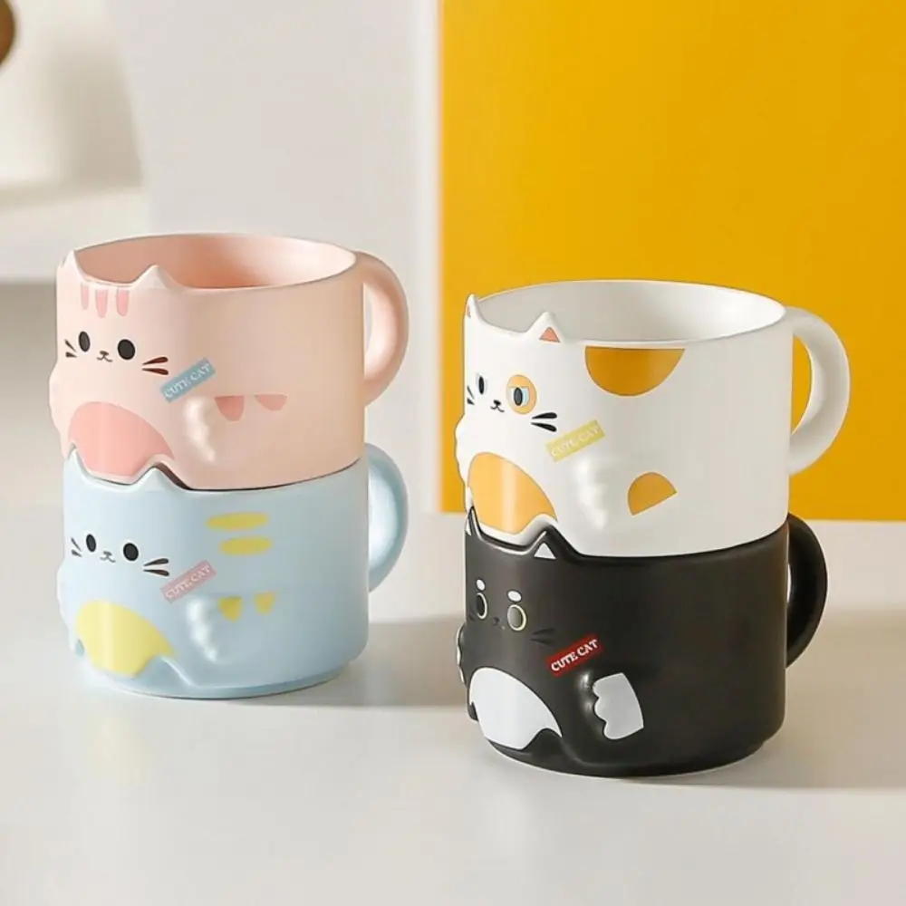 Drinkware Ceramic Cat Mark Cup Cute Cartoon Stacked Pair Cup Heat-resistant with Handle Water Cup Birthday
Drinkware Ceramic Cat Mark Cup Cute Cartoon Stacked Pair Cup Heat-resistant with Handle Water Cup Birthday