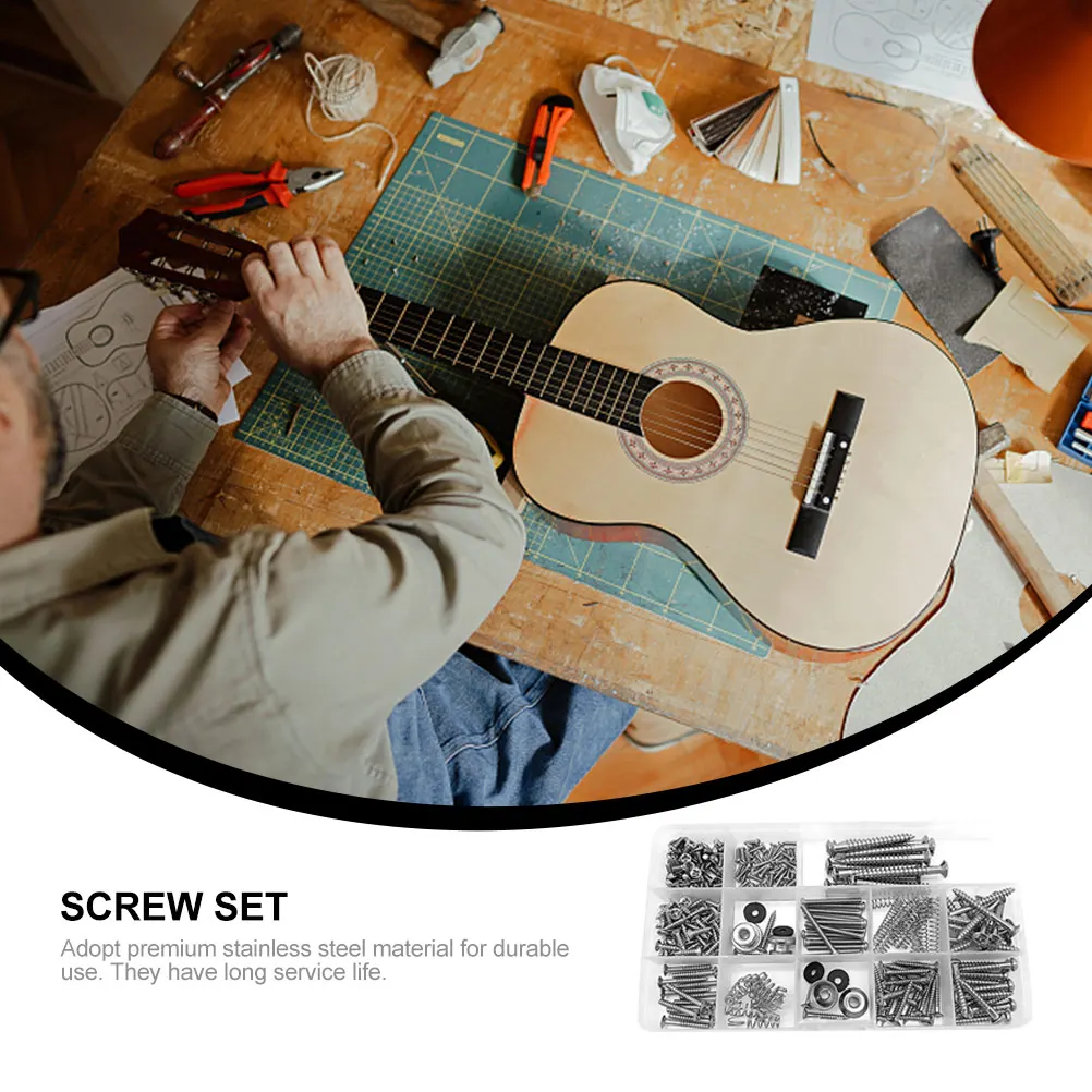 1 set Guitar Repair Tools Luthier Kit Stainless Steel Screws Replacement Components Guitar Mounting Hardware Pickup Bridge Parts
1 set Guitar Repair Tools Luthier Kit Stainless Steel Screws Replacement Components Guitar Mounting Hardware Pickup Bridge Parts