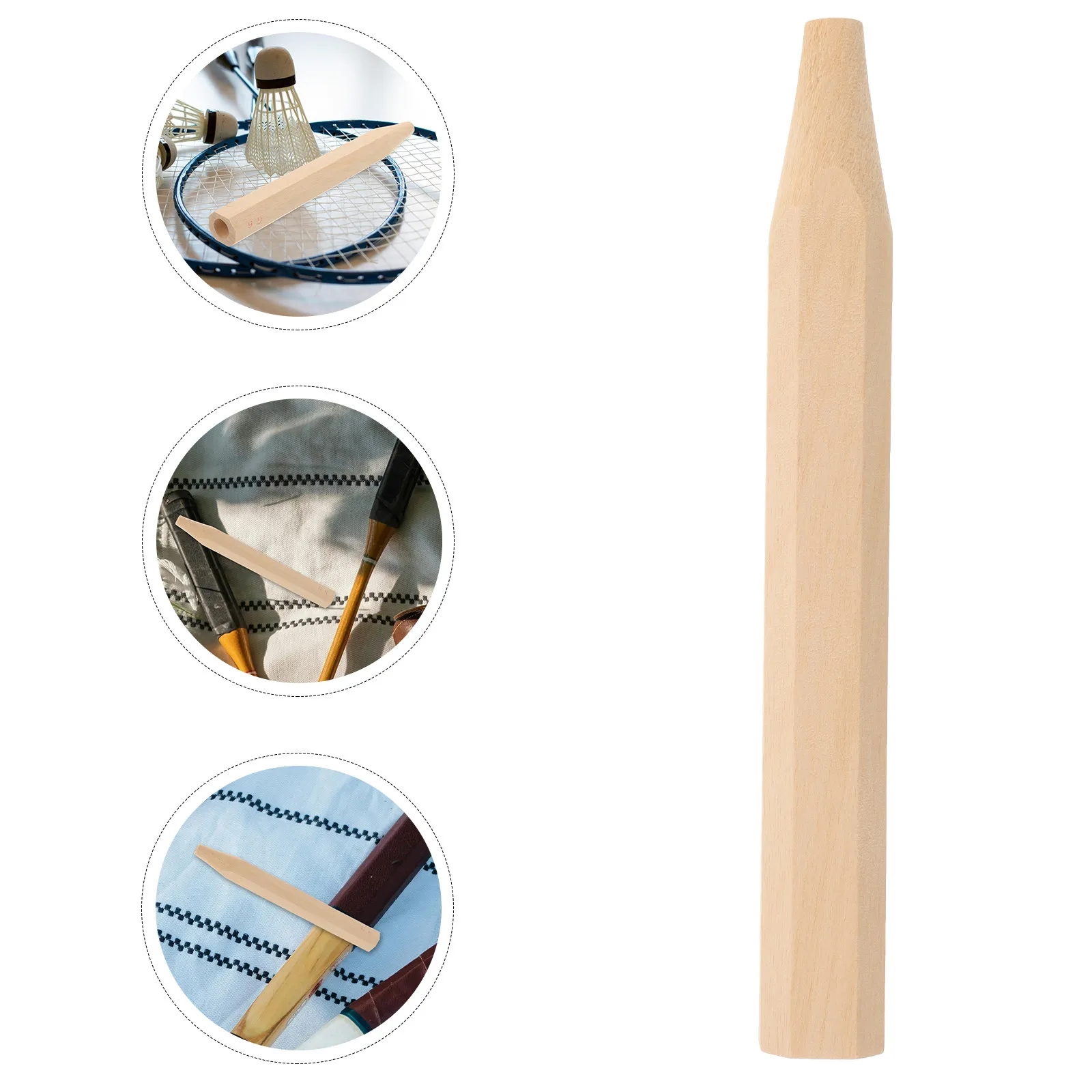 Badminton Racket Handle Replacement Made of Solid Wood Smooth Surface No Grip Repair Badminton Grip Replacement
Badminton Racket Handle Replacement Made of Solid Wood Smooth Surface No Grip Repair Badminton Grip Replacement