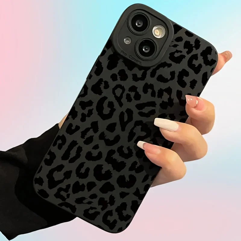 A Vintage Black Leopard Print Matte Phone Case Compatible with for Iphone 17,16, 15, 14, 13, 12, 11 back cover
A Vintage Black Leopard Print Matte Phone Case Compatible with for Iphone 17,16, 15, 14, 13, 12, 11 back cover