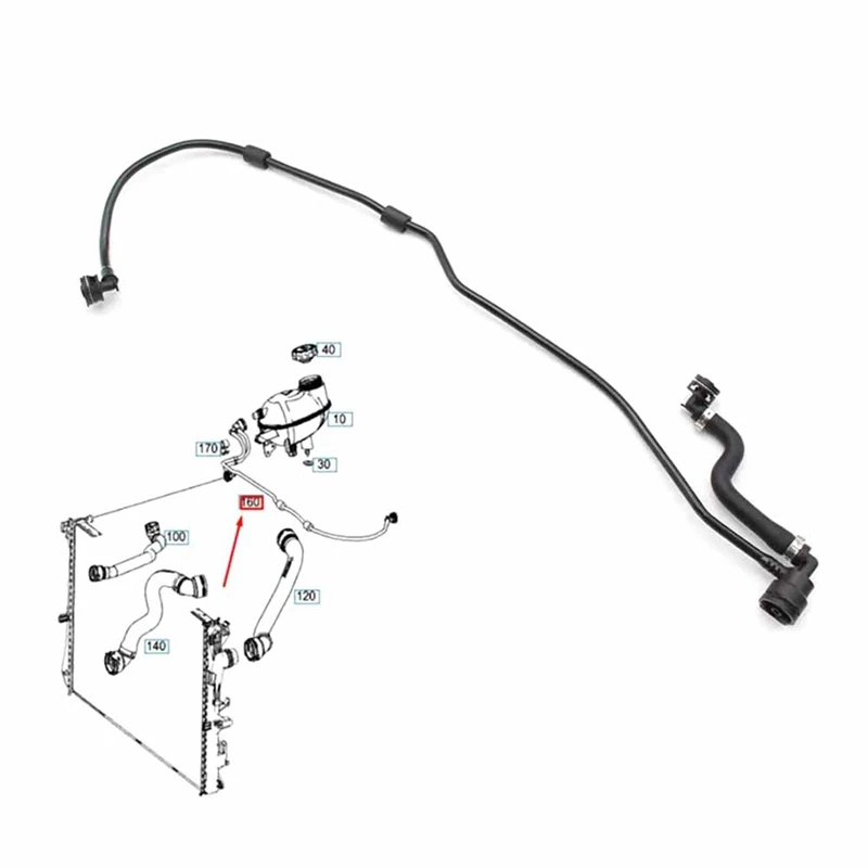 Right Coolant Expansion Vent Line Engine Coolant Hose For Mercedes-Benz C-Class W205 2.2 2.0 2.5 A2055016300 A2055012125
Right Coolant Expansion Vent Line Engine Coolant Hose For Mercedes-Benz C-Class W205 2.2 2.0 2.5 A2055016300 A2055012125