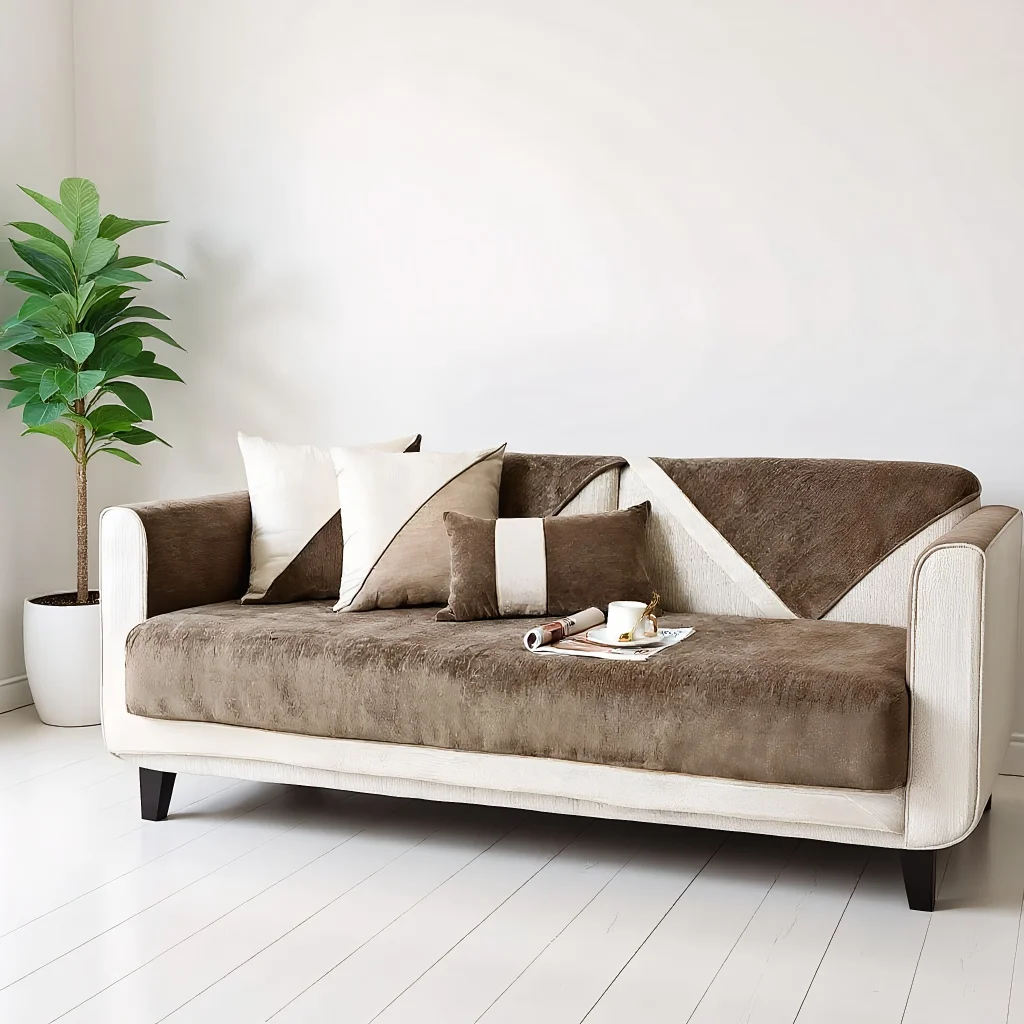 Modern Minimalist Sofa Cover Solid Color Sofa Mat Universal Living Room for Seasons Sofa Cover Chenille Anti-skid Cover Cloth
Modern Minimalist Sofa Cover Solid Color Sofa Mat Universal Living Room for Seasons Sofa Cover Chenille Anti-skid Cover Cloth