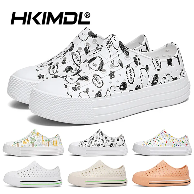 Summer 4CM Thick-Soled Hollow Wading Casual Waterproof Beach Outdoor Slip-On Candy Color Sandals for Women 35-43
Summer 4CM Thick-Soled Hollow Wading Casual Waterproof Beach Outdoor Slip-On Candy Color Sandals for Women 35-43