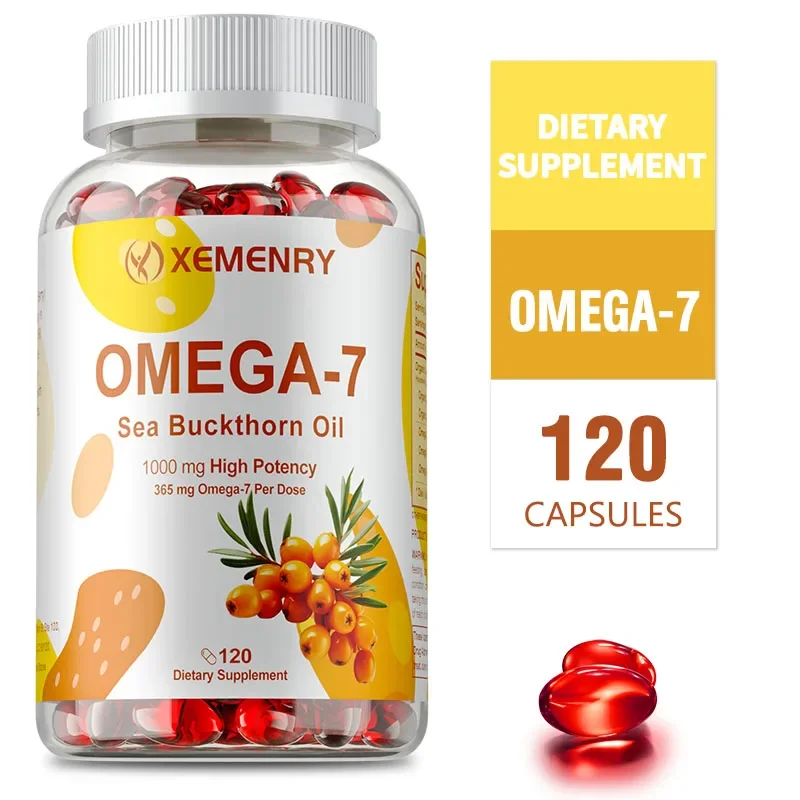 OMEGA-7 Sea Buckthorn Oil - Supports Skin, Heart and Digestive Health, Improves Absorption, Boosts Immunity, Non-GMO
OMEGA-7 Sea Buckthorn Oil - Supports Skin, Heart and Digestive Health, Improves Absorption, Boosts Immunity, Non-GMO