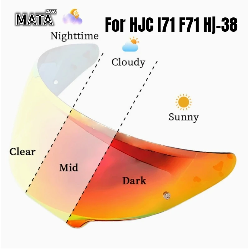 Hot HJ-38 Helmet Visor Lens for HJC I71 F71 Hj-38 Capacete Anti-UV Dustproof WindShield Motorcycle Replace Accessories
Hot HJ-38 Helmet Visor Lens for HJC I71 F71 Hj-38 Capacete Anti-UV Dustproof WindShield Motorcycle Replace Accessories