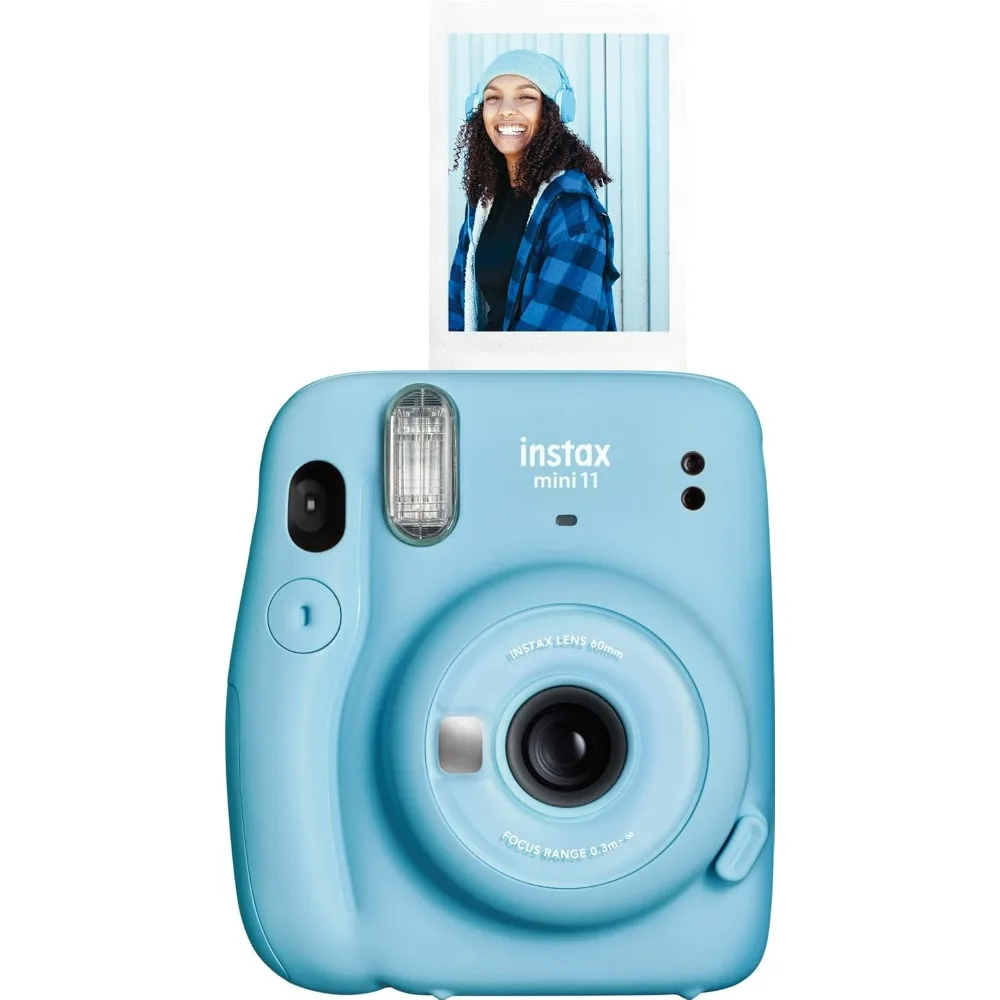 Instax Mini 11 Instant Camera Sky Blue - Automatic Exposure Selfie Mode Portable Film Camera for Travel Party Gift
Instax Mini 11 Instant Camera Sky Blue - Automatic Exposure Selfie Mode Portable Film Camera for Travel Party Gift