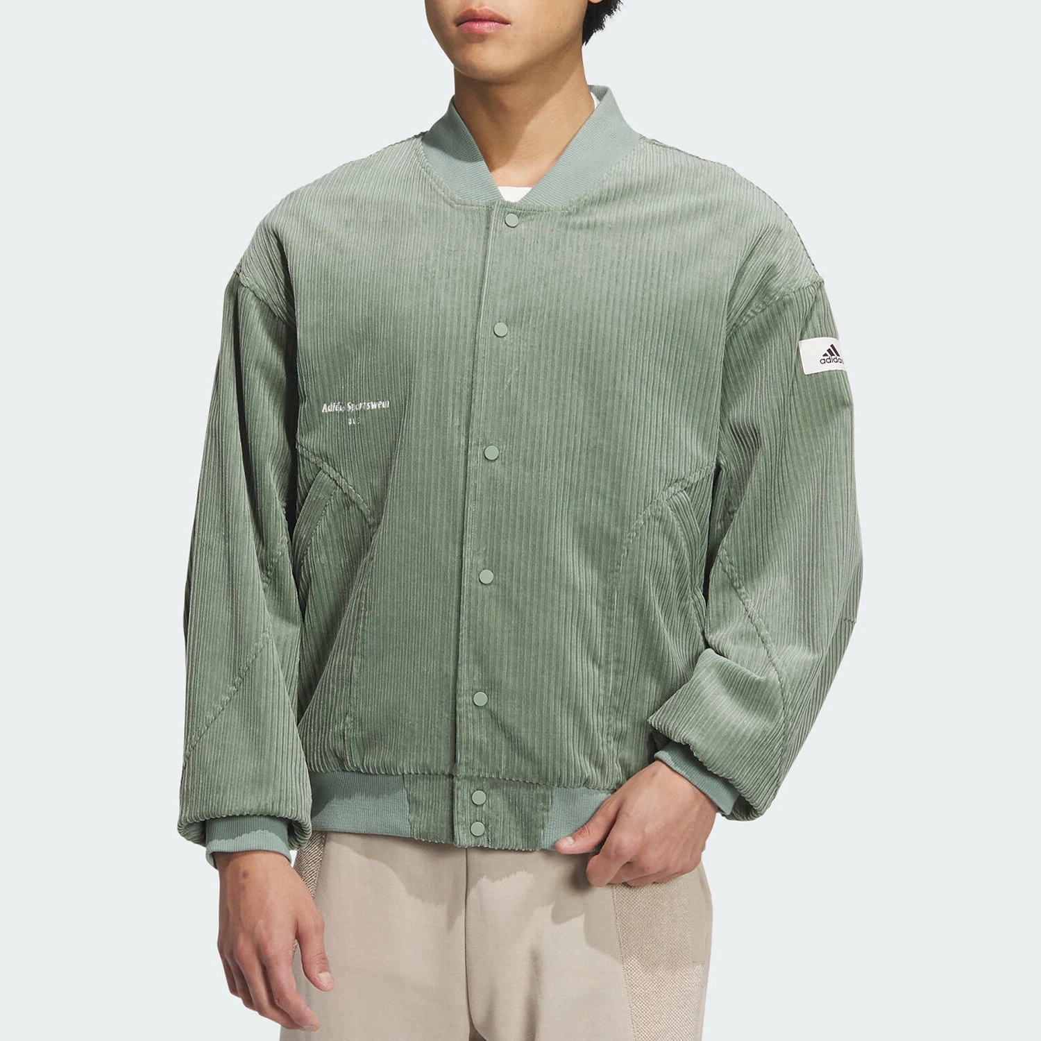Adidas Authentic Current Season New Men's Corduroy Stand Collar Jacket IQ1389
Adidas Authentic Current Season New Men's Corduroy Stand Collar Jacket IQ1389