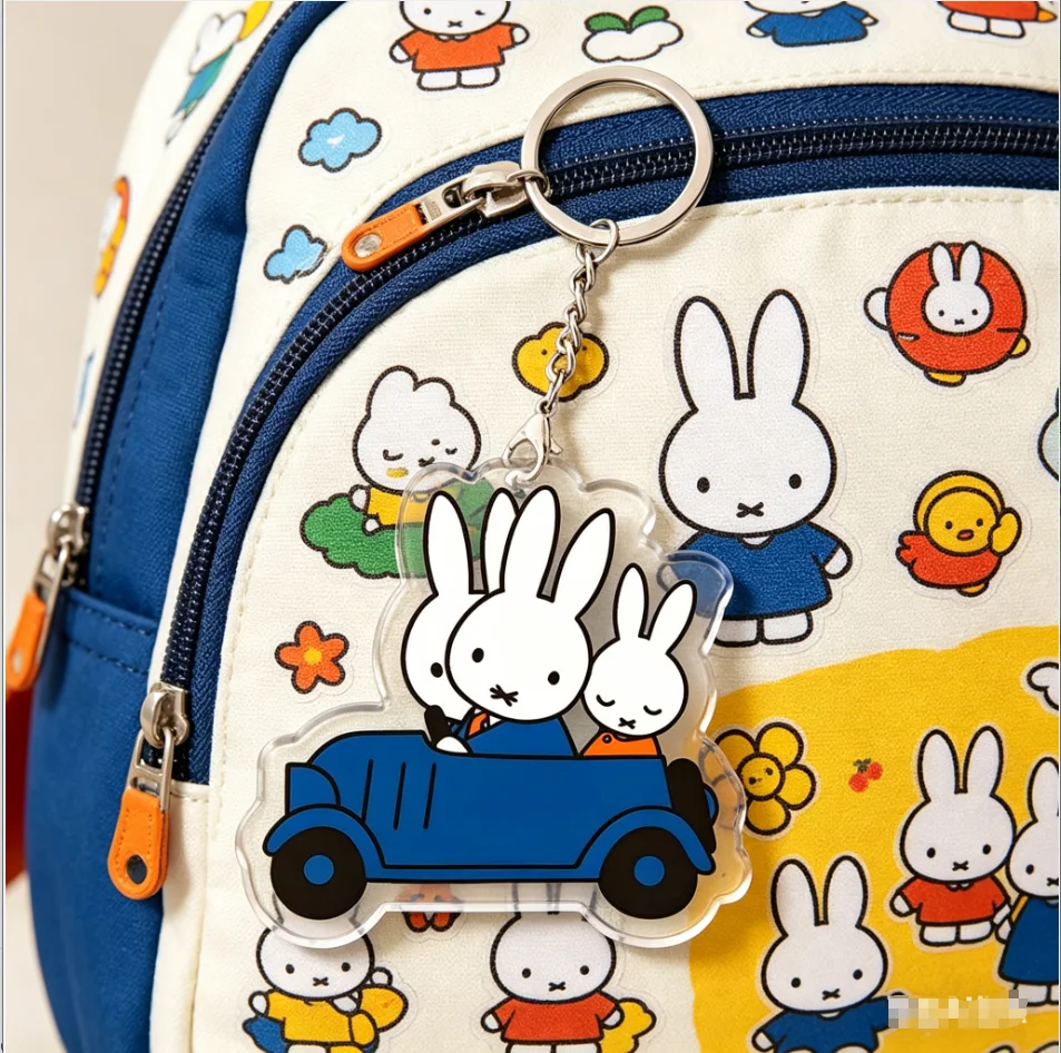 Miffy Rabbit Keychain Cute Anime Kawaii Multi Style Creative Simple Cartoon Backpack Water Cup Pendant Decorative Girl Gift
Miffy Rabbit Keychain Cute Anime Kawaii Multi Style Creative Simple Cartoon Backpack Water Cup Pendant Decorative Girl Gift