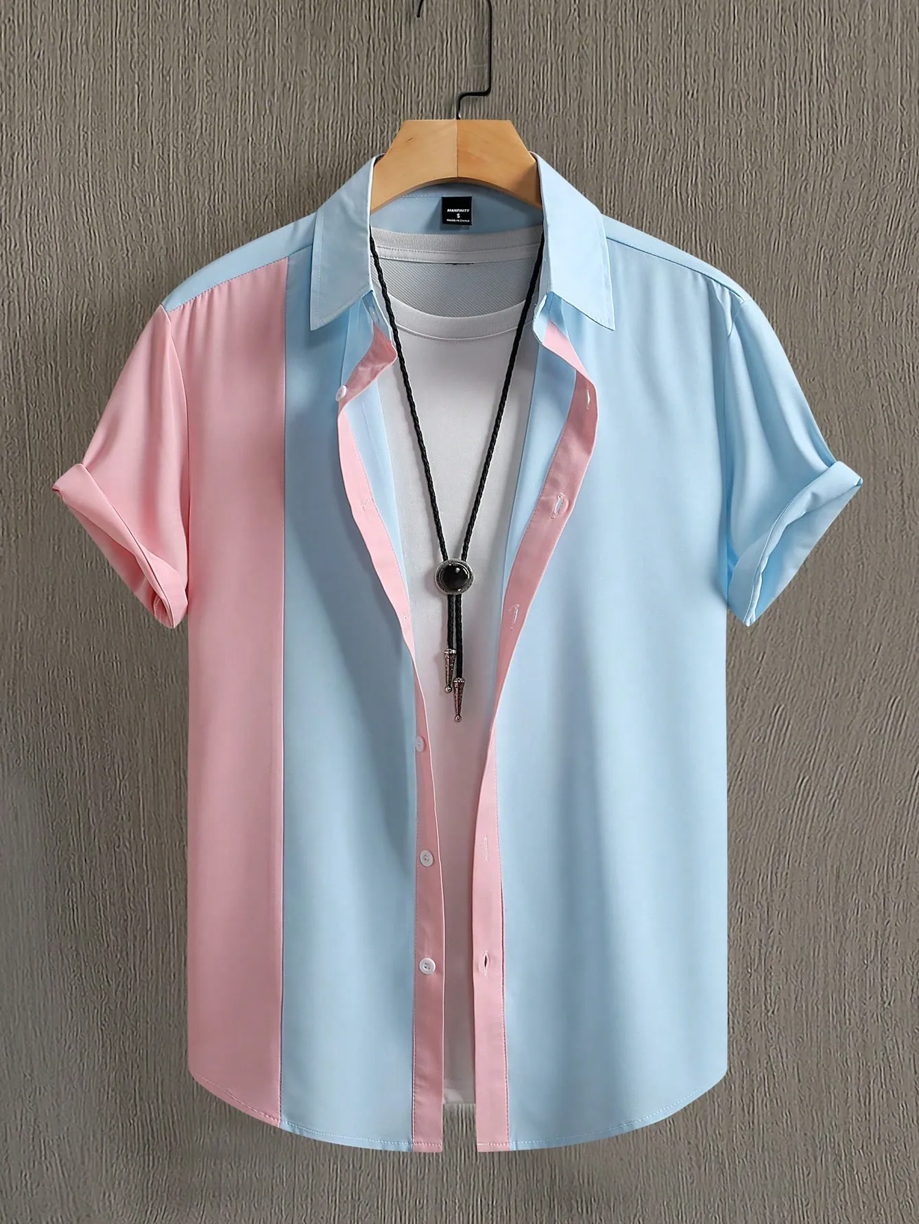 2026 Summer New Style Men's Short-Sleeved Shirt with 3D Gradient Pattern Print for Street Casual Fashion Comfortable and Soft
2026 Summer New Style Men's Short-Sleeved Shirt with 3D Gradient Pattern Print for Street Casual Fashion Comfortable and Soft