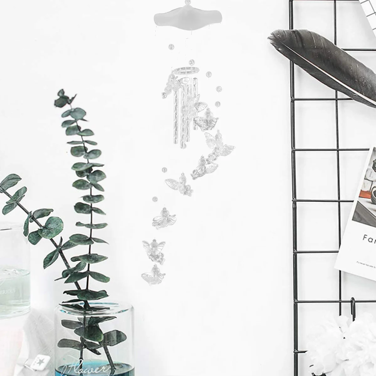 1Pcs Wind Chime Hanging Decor Premium Plastic Metal Material Creative Angel Cupid Design for Living Room Bedroom Balcony Garden
1Pcs Wind Chime Hanging Decor Premium Plastic Metal Material Creative Angel Cupid Design for Living Room Bedroom Balcony Garden