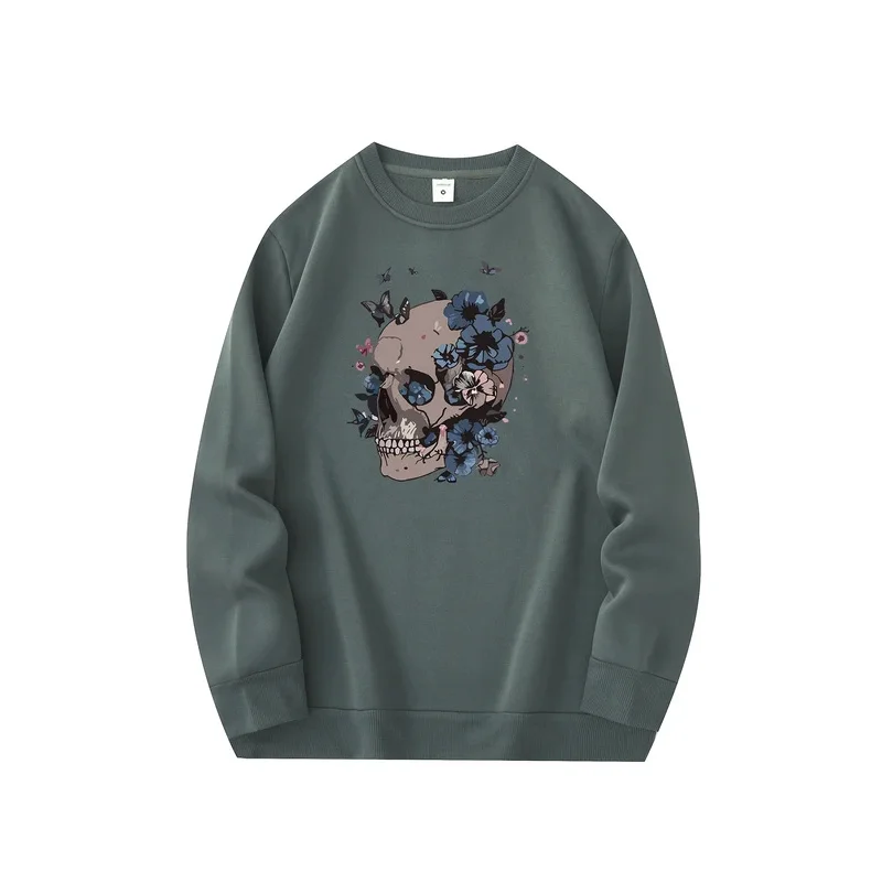 Men's new fashionable round neck sweater, casual and daily comfortable round neck sweatshirt, Skull Print, men's jacket
Men's new fashionable round neck sweater, casual and daily comfortable round neck sweatshirt, Skull Print, men's jacket