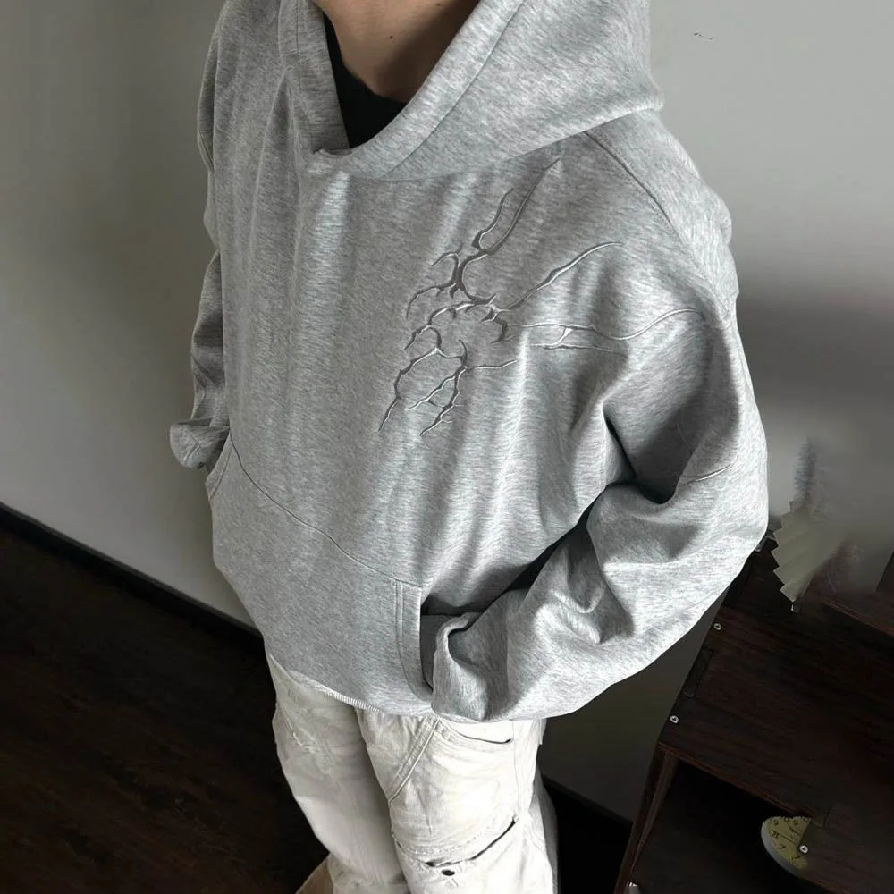 Мужская однотонная толстовка с длинными рукавами, американская винтажная модная тенденция, свободные повседневные дышащие нишевые мужские топы High Street
Мужская однотонная толстовка с длинными рукавами, американская винтажная модная тенденция, свободные повседневные дышащие нишевые мужские топы High Street