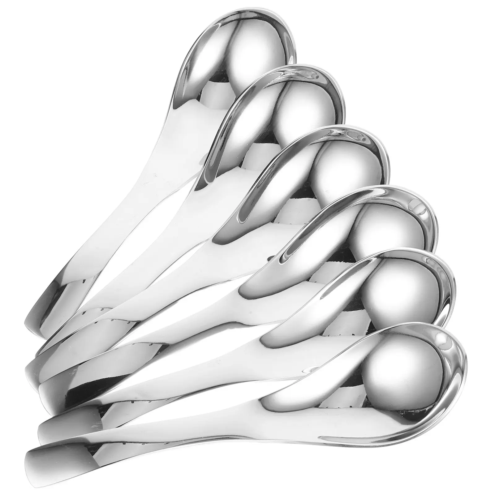 6Pcs Stainless Steel Soup Spoon Stylish Reusable Home Kitchen Tool Safe Comfortable Grip Versatile Design Practical Durable
6Pcs Stainless Steel Soup Spoon Stylish Reusable Home Kitchen Tool Safe Comfortable Grip Versatile Design Practical Durable