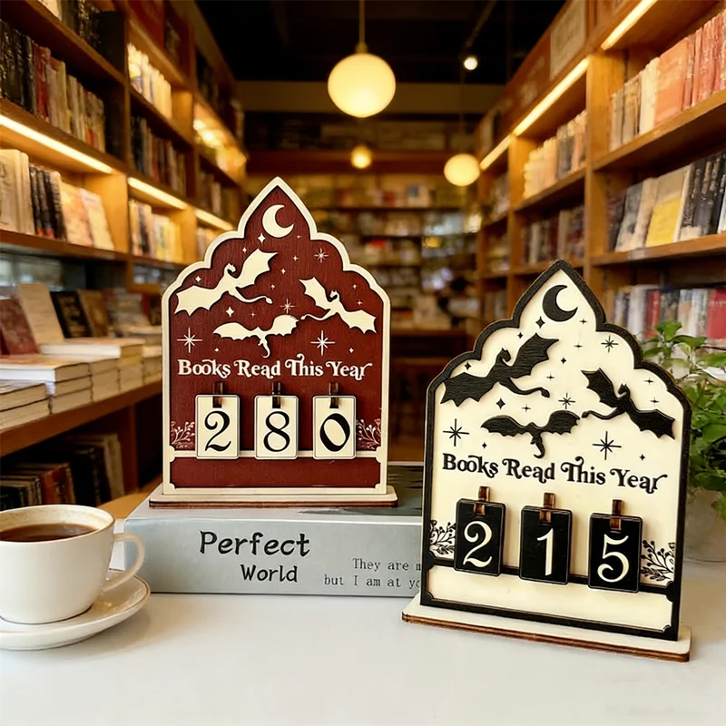 Inspirational Gift for Readers Handcrafted Wooden Book Counter to Track Your Annual Reading Goal Perfect for Book Clubs Families
Inspirational Gift for Readers Handcrafted Wooden Book Counter to Track Your Annual Reading Goal Perfect for Book Clubs Families
