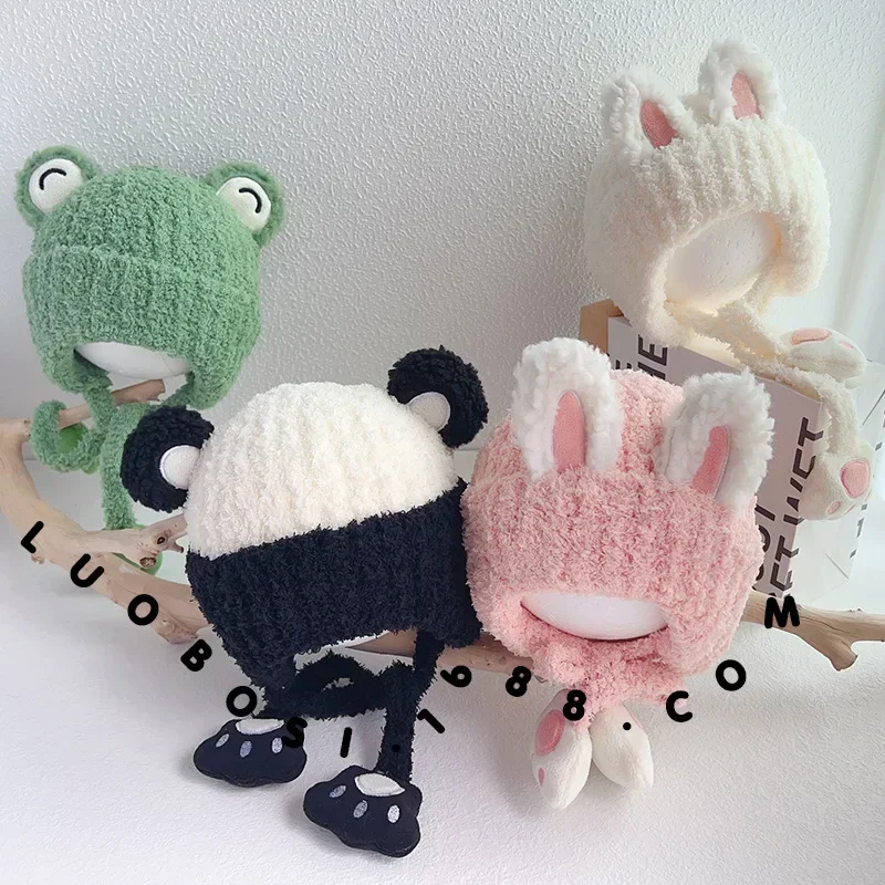 Cartoon Little Panda Warm Furry Kids Beanie for Boy Girl Cute Cartoon Animal Pullover Cap for Toddler Autumn Winter Knitted Hat
Cartoon Little Panda Warm Furry Kids Beanie for Boy Girl Cute Cartoon Animal Pullover Cap for Toddler Autumn Winter Knitted Hat