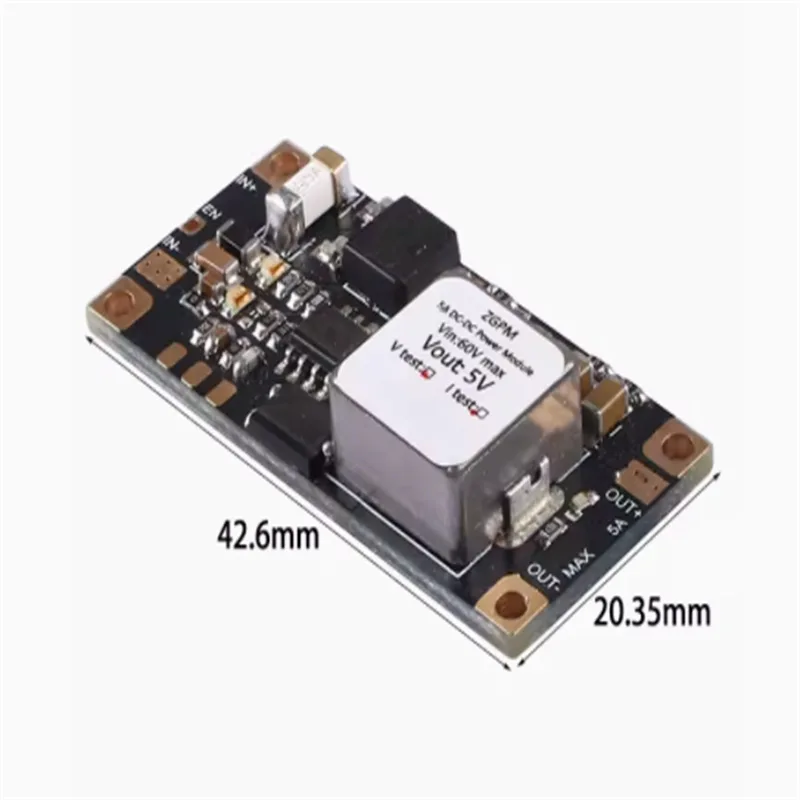 DC-DCVoltage Regulator Step-down Mini Low-Grain Power Module5AOutput High-Voltage High-Power Vehicle UAV Model Aircraft
DC-DCVoltage Regulator Step-down Mini Low-Grain Power Module5AOutput High-Voltage High-Power Vehicle UAV Model Aircraft