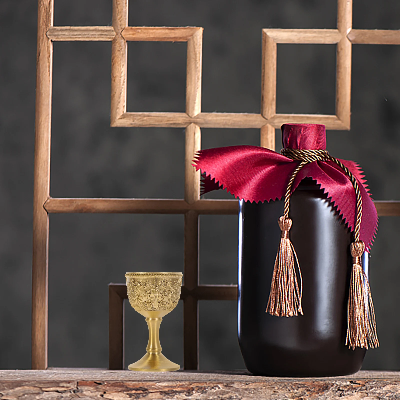 Dragon Phoenix Dinner Liquor Chalice Brass 145g High Footed Cup Supplies Decorative Decorative Liquor Cup Glass
Dragon Phoenix Dinner Liquor Chalice Brass 145g High Footed Cup Supplies Decorative Decorative Liquor Cup Glass