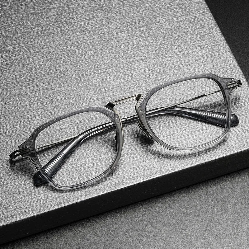 Top Quality Handmade Acetate Titanium Optical Glasses Frame Men Women Luxury Brand Retro Square Eyeglasses Computer Eyewear
Top Quality Handmade Acetate Titanium Optical Glasses Frame Men Women Luxury Brand Retro Square Eyeglasses Computer Eyewear