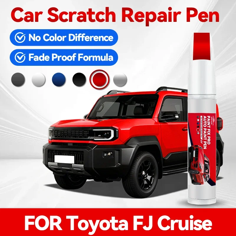 Ручка-корректор для ремонта лакокрасочного покрытия Toyota FJ Cruiser 1996-2025, средство для удаления царапин, аксессуары для авто, черный цвет
Ручка-корректор для ремонта лакокрасочного покрытия Toyota FJ Cruiser 1996-2025, средство для удаления царапин, аксессуары для авто, черный цвет
