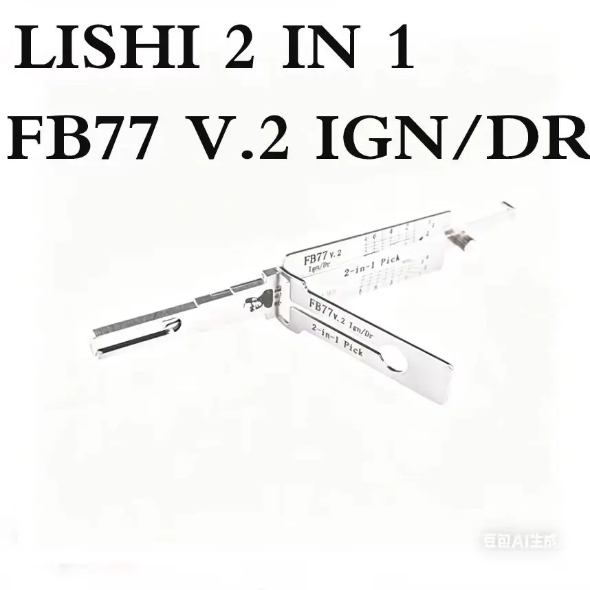 Lishi Auto Pick 2 in 1 FB77 V.2 Ignition/Door Locksmith Tool Car Key Programming And Locksmith Equipment
Lishi Auto Pick 2 in 1 FB77 V.2 Ignition/Door Locksmith Tool Car Key Programming And Locksmith Equipment