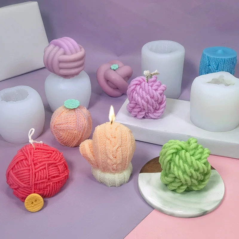 Creative Three-Dimensional Wool Ball Candle Silicone Mold DIY Winter Style Wool Candle Aromatherapy Silicone Molds
Creative Three-Dimensional Wool Ball Candle Silicone Mold DIY Winter Style Wool Candle Aromatherapy Silicone Molds