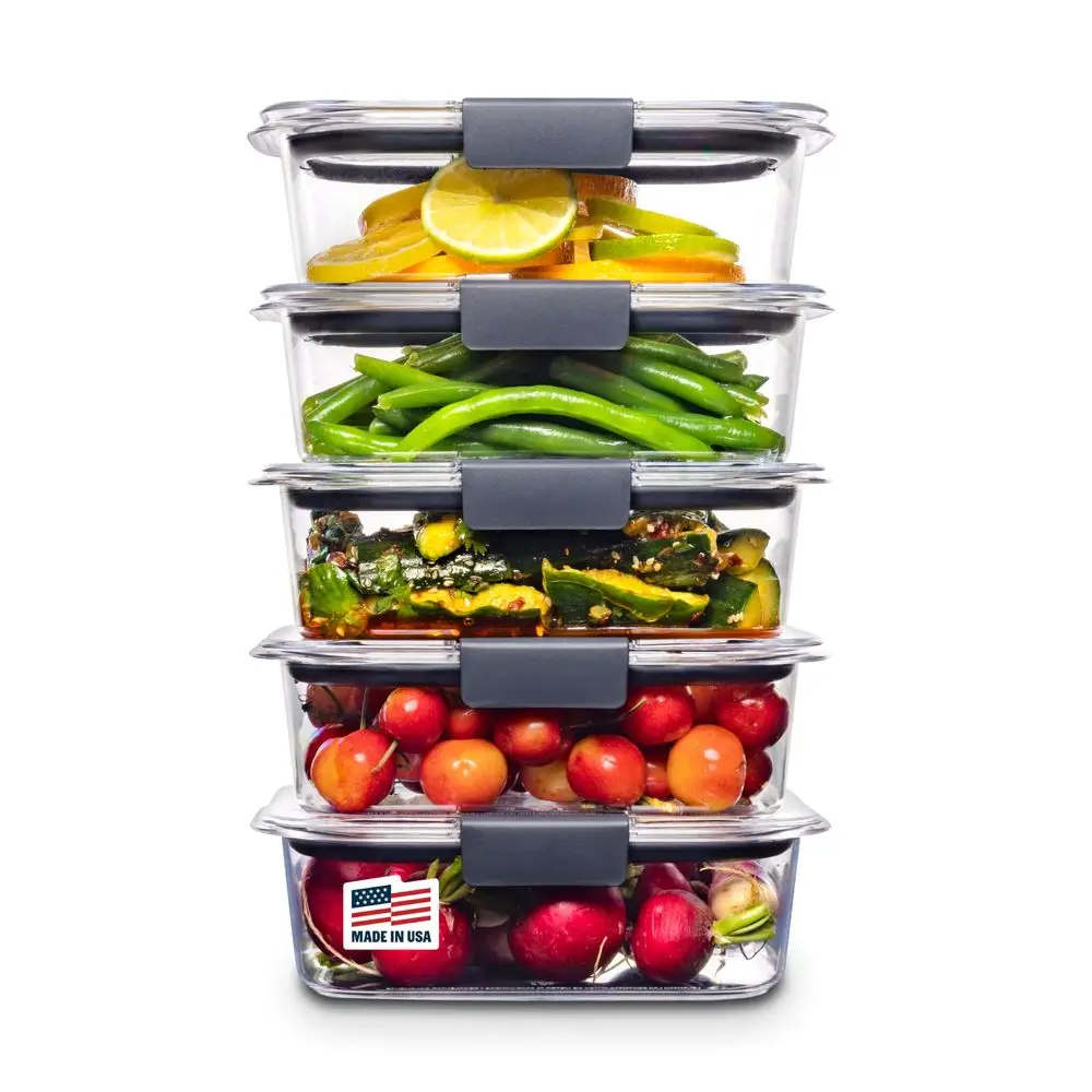 Brilliance Tritan Plastic Food Storage Containers BPA Free Airtight Lids Ideal for Lunch Meal Prep amp Leftovers Set of 5 3.2 C
Brilliance Tritan Plastic Food Storage Containers BPA Free Airtight Lids Ideal for Lunch Meal Prep amp Leftovers Set of 5 3.2 C