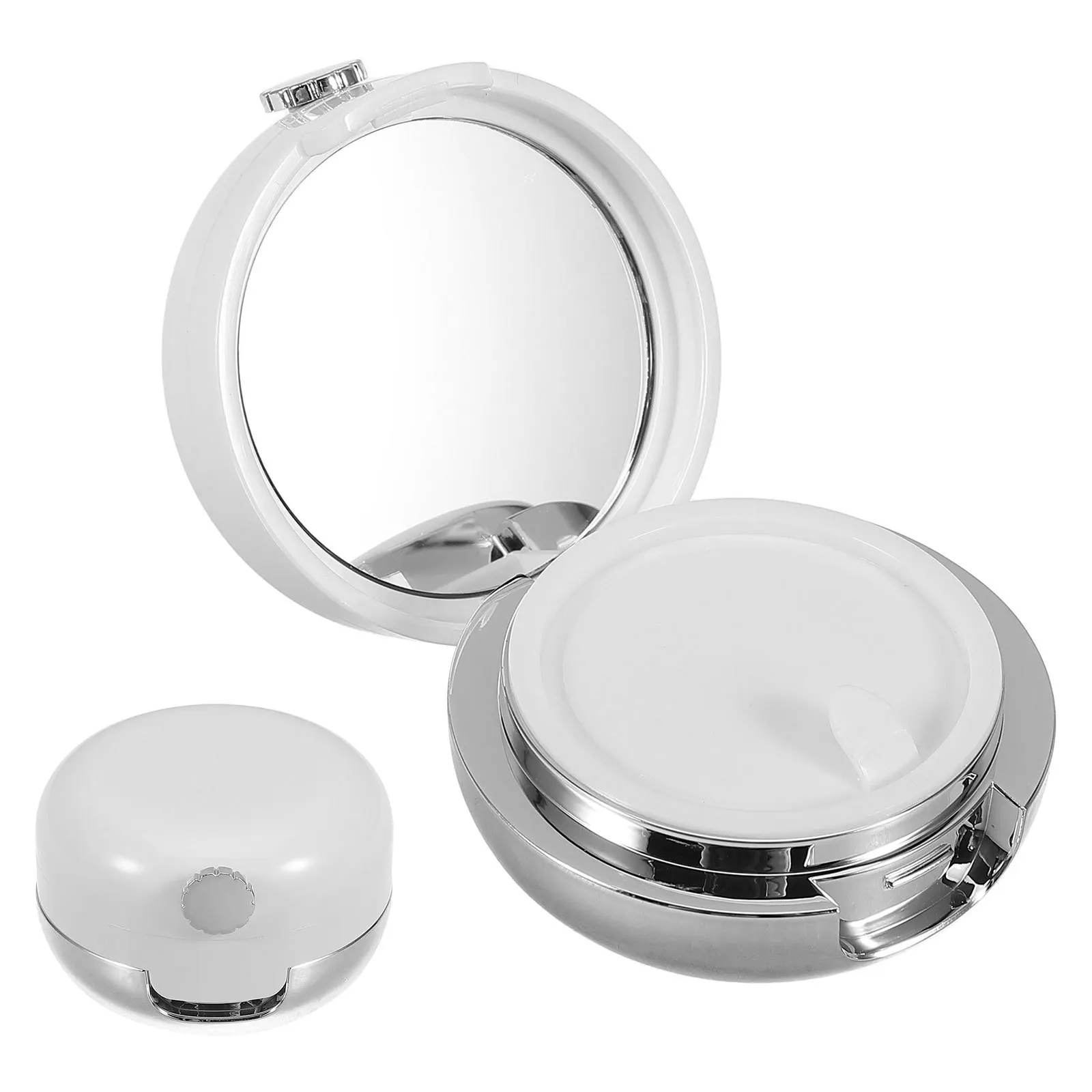 Lip Mask Box with Built-in Mirror and Silicone Applicator Tool Portable Empty Lipstick Palette for on-The-Go Hydration Touch-Ups
Lip Mask Box with Built-in Mirror and Silicone Applicator Tool Portable Empty Lipstick Palette for on-The-Go Hydration Touch-Ups