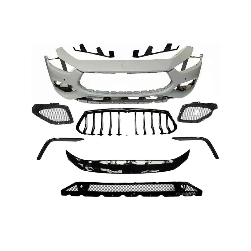 PP Material Car Bumpers Body Kits For Maserati Ghibli Upgrade Front Rear Bumper Grille Auto Parts Assembly
PP Material Car Bumpers Body Kits For Maserati Ghibli Upgrade Front Rear Bumper Grille Auto Parts Assembly