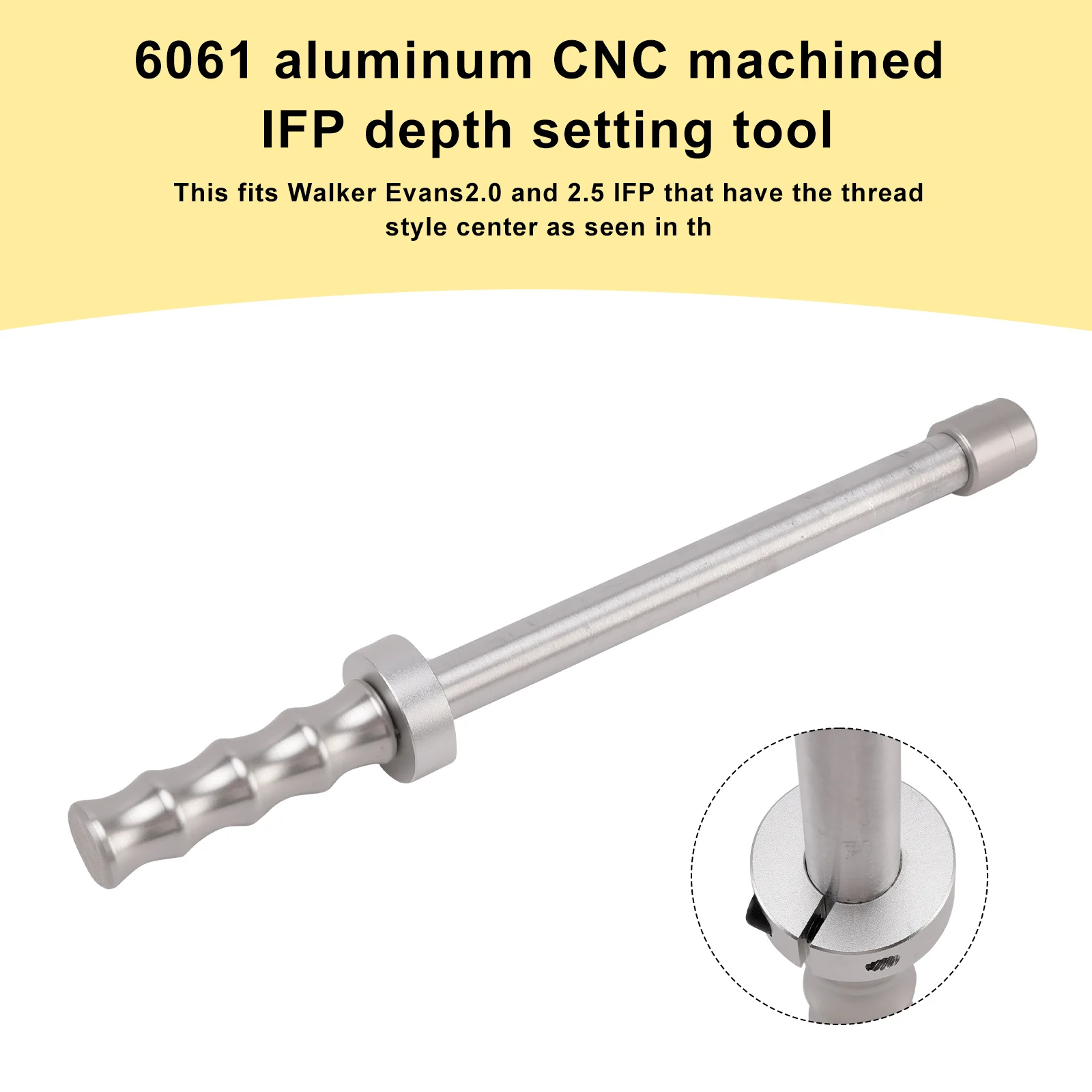 8" Adjustable IFP installation/Removal tool-Shock Depth setting For Walker Evans
8" Adjustable IFP installation/Removal tool-Shock Depth setting For Walker Evans