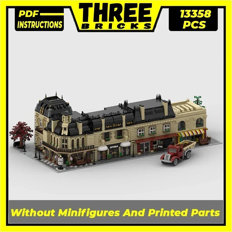 Technical Moc Bricks Retro Street View Model Old Street Modular Building Blocks Gifts Toys For Children DIY Sets Assembling
Technical Moc Bricks Retro Street View Model Old Street Modular Building Blocks Gifts Toys For Children DIY Sets Assembling