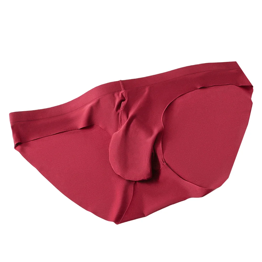 Men Thin Seamless Trunks Large Size Ice Silk Briefs Comfortable Underwear For Man Bikini Gay Bulge Pouch Lingerie Solid Panties
Men Thin Seamless Trunks Large Size Ice Silk Briefs Comfortable Underwear For Man Bikini Gay Bulge Pouch Lingerie Solid Panties