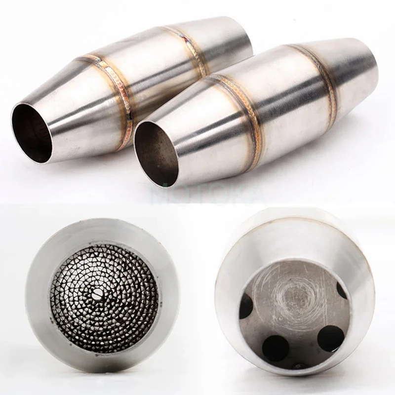 Motorcycle Modified Exhaust Pipe System Catalyst Expansion Chamber Inlet 35mm Middle Link Pipe Adapter Noise Sound Eliminator
Motorcycle Modified Exhaust Pipe System Catalyst Expansion Chamber Inlet 35mm Middle Link Pipe Adapter Noise Sound Eliminator