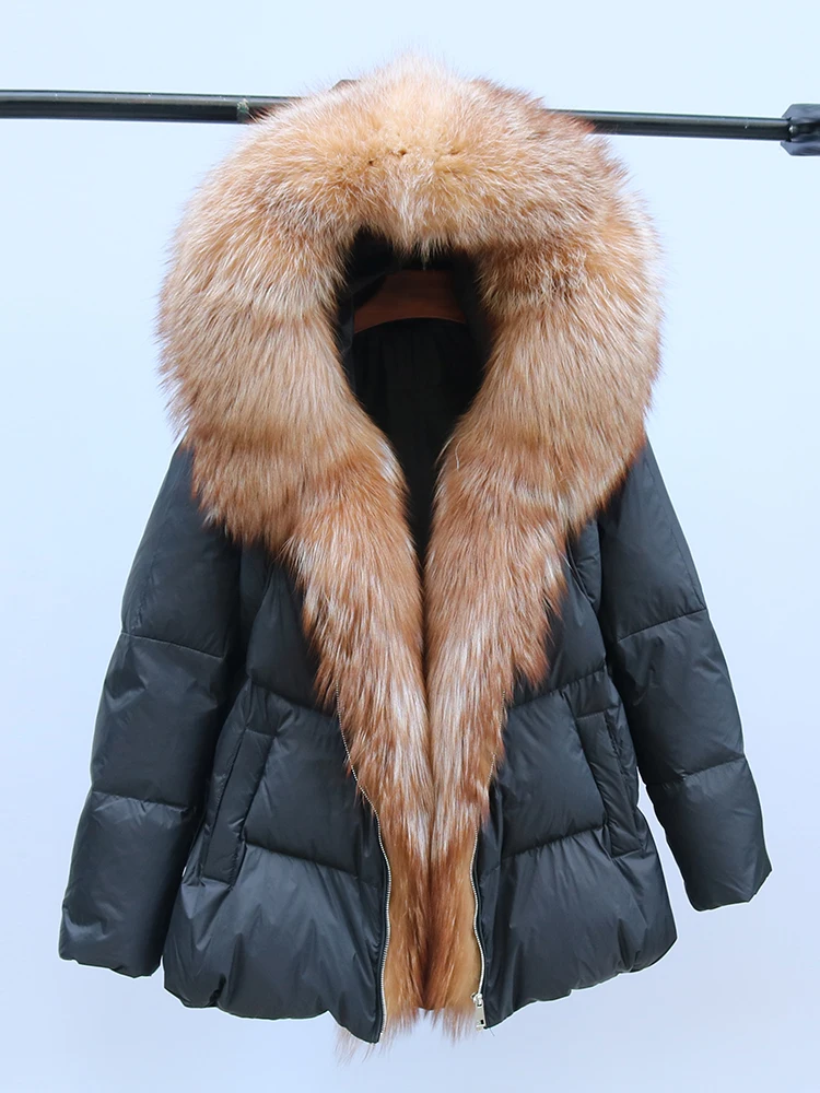 2023 Women Coat White Duck Down Jacket Super Large Real Silver Fox Fur Collar Hooded New Fashion Luxury Outerwear Puffer Jacket
2023 Women Coat White Duck Down Jacket Super Large Real Silver Fox Fur Collar Hooded New Fashion Luxury Outerwear Puffer Jacket