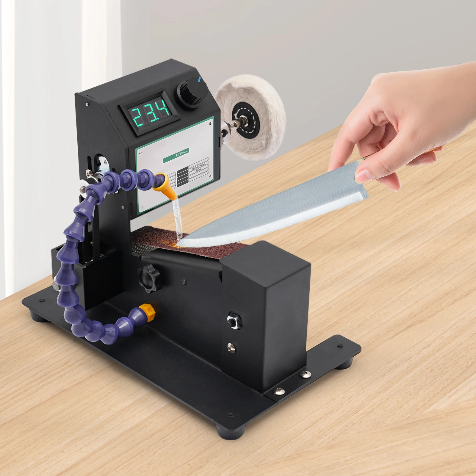 350w Infinite Speed Regulation Mini Desktop Metal Diy Mini Polishing Machine, Electric Diy Polishing Sanding Machine
350w Infinite Speed Regulation Mini Desktop Metal Diy Mini Polishing Machine, Electric Diy Polishing Sanding Machine