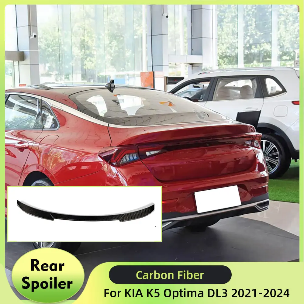 Carbon Fiber Car Rear Trunk Spoiler for KIA K5 Optima DL3 2021-2024 Rear Trunk Boot Spoiler Wing Body Kits Rear Trunk Wing Lip
Carbon Fiber Car Rear Trunk Spoiler for KIA K5 Optima DL3 2021-2024 Rear Trunk Boot Spoiler Wing Body Kits Rear Trunk Wing Lip