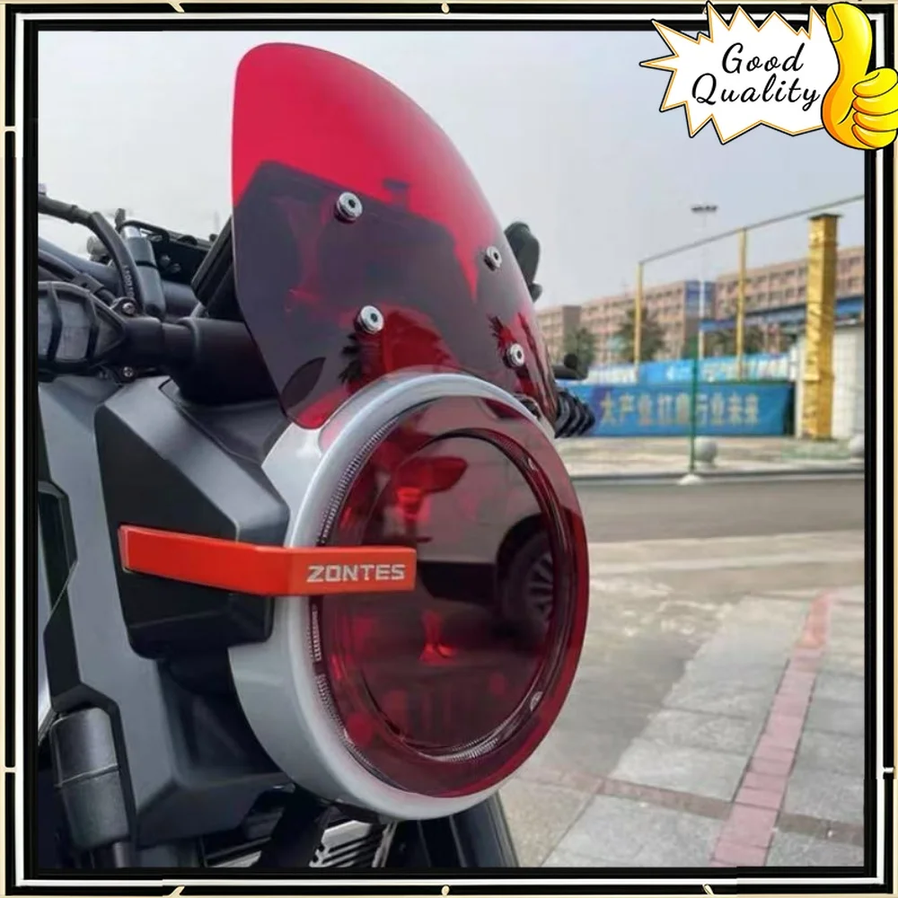 For ZONTES GK350 modified windshield, small windshield, headlight color change protection sheet, driving light sheet
For ZONTES GK350 modified windshield, small windshield, headlight color change protection sheet, driving light sheet