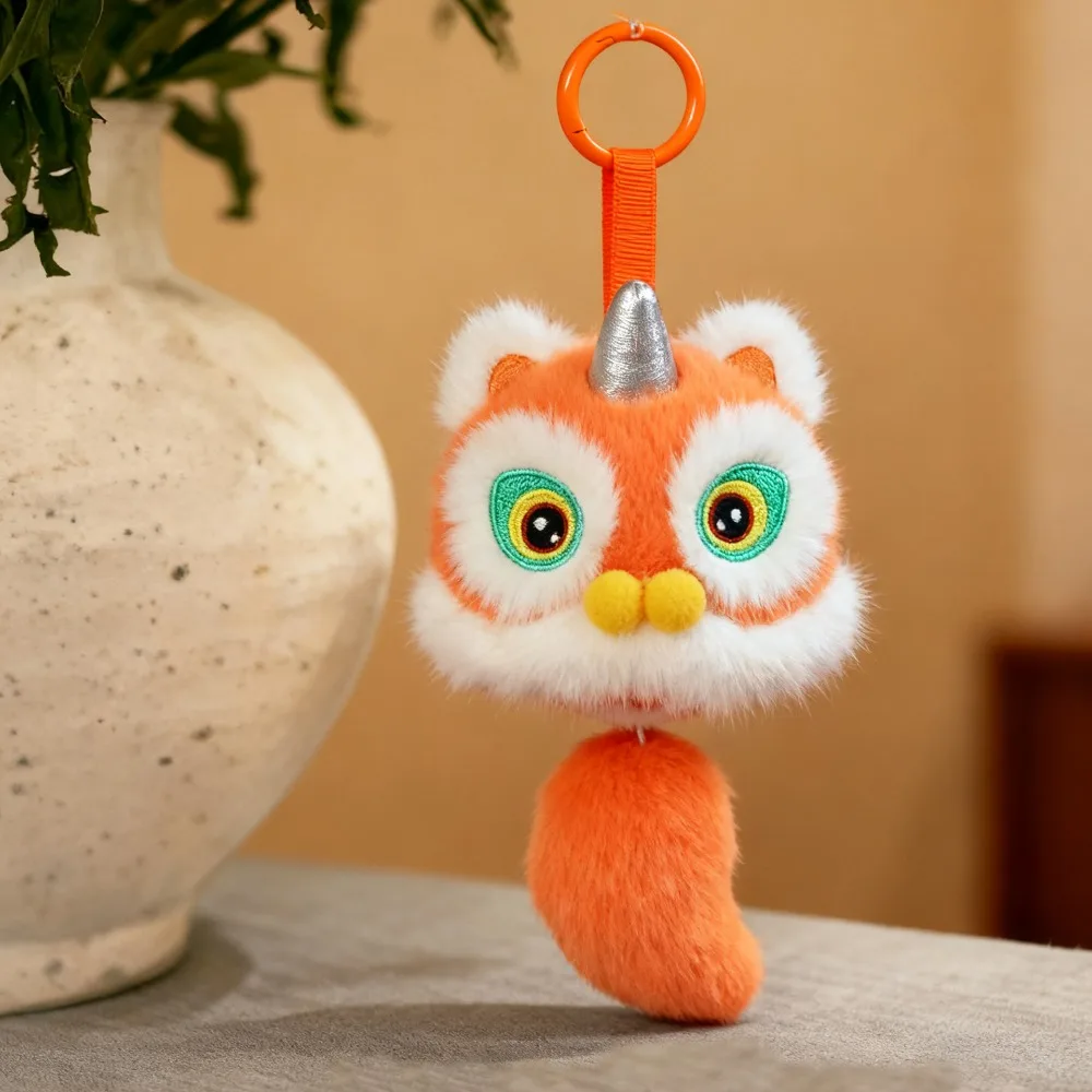 Cartoon Lion Dance Keychain Year of Horse Chinese Style Lion Dance Pendant Awakened Lion Plush Toy Doll Chinese New Year Gift
Cartoon Lion Dance Keychain Year of Horse Chinese Style Lion Dance Pendant Awakened Lion Plush Toy Doll Chinese New Year Gift