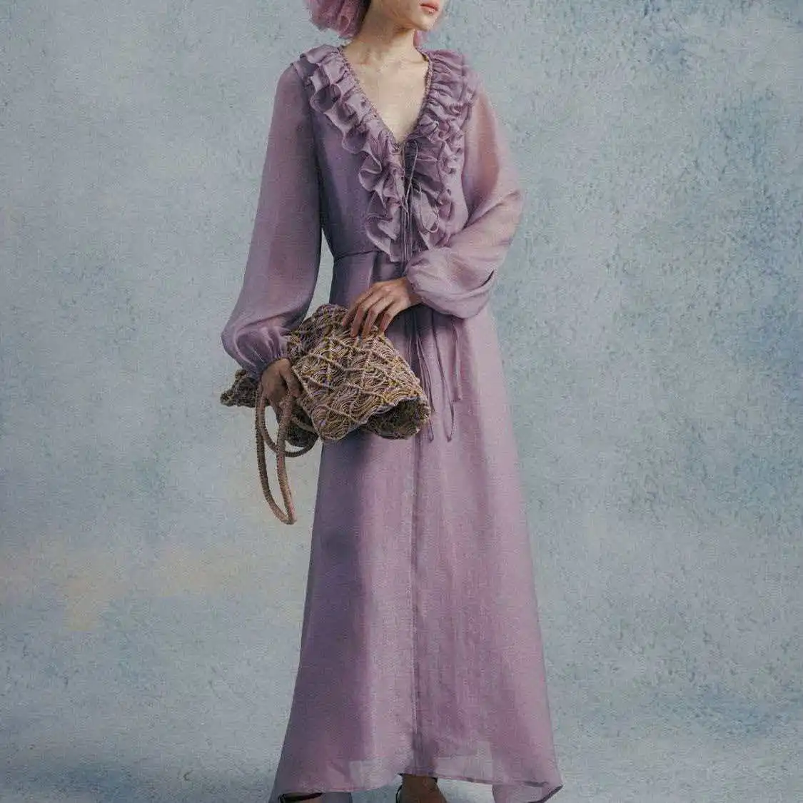 Nicemix Purple Classic Vintage Lantern Sleeve Lolita Dress Spring Lace Spliced Sweet Slimming A-line Nightgown Princess Dress
Nicemix Purple Classic Vintage Lantern Sleeve Lolita Dress Spring Lace Spliced Sweet Slimming A-line Nightgown Princess Dress