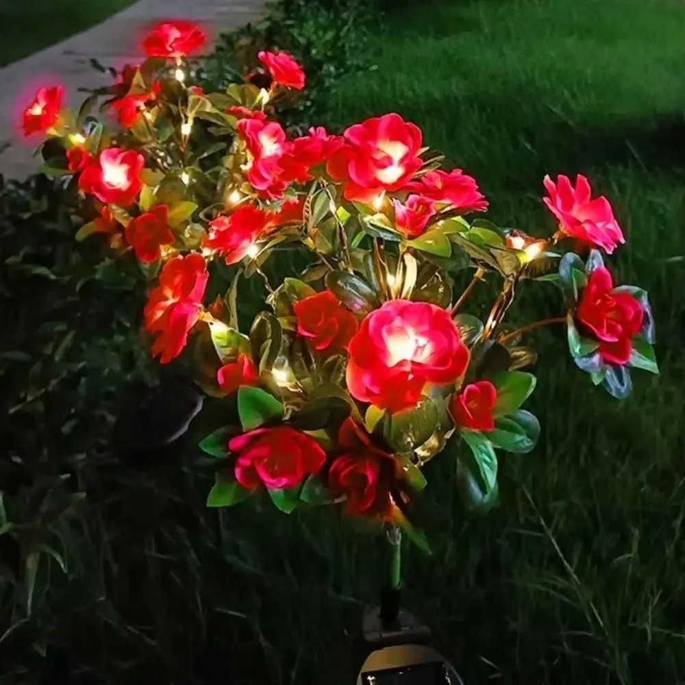 Creative Solar Powered Azalea Lamp Colorful Cordless Garden Floor Lamp Energy-saving Waterproof Flower Stake Lights
Creative Solar Powered Azalea Lamp Colorful Cordless Garden Floor Lamp Energy-saving Waterproof Flower Stake Lights