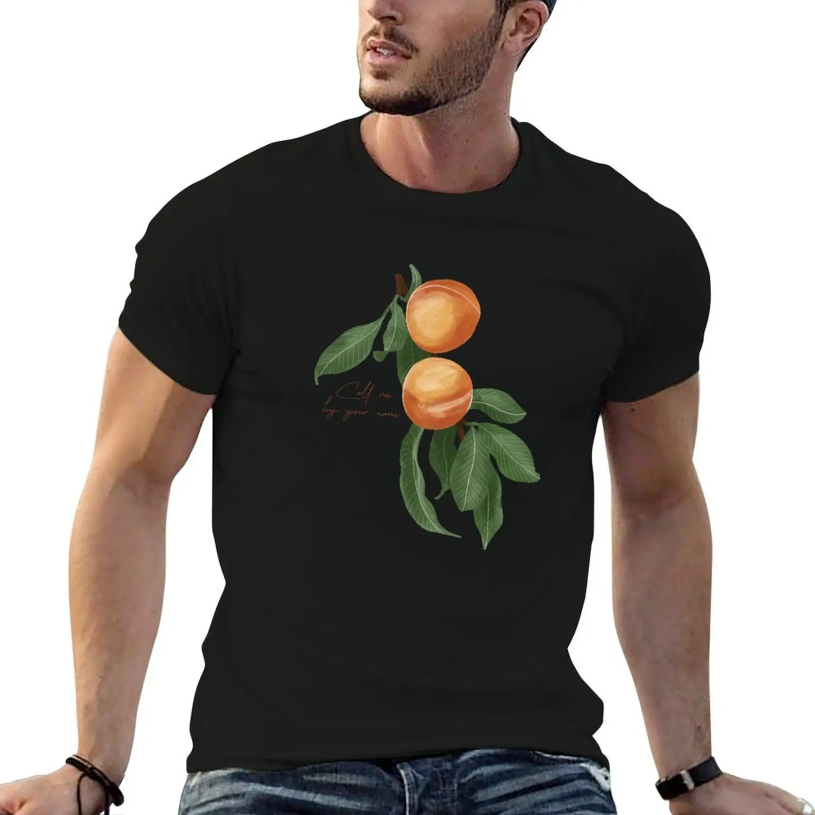 CMBYN Call me by your name Peaches T-Shirt man tshirt man t shirts cotton T-Shirt
CMBYN Call me by your name Peaches T-Shirt man tshirt man t shirts cotton T-Shirt