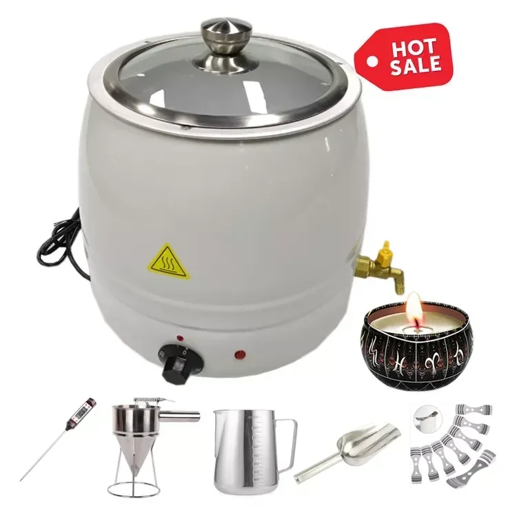 Wax Melter Stainless Steel Making Kit Machine Electric Candle Melting Kettle Wax Melting Pot for Candle Making Machine
Wax Melter Stainless Steel Making Kit Machine Electric Candle Melting Kettle Wax Melting Pot for Candle Making Machine