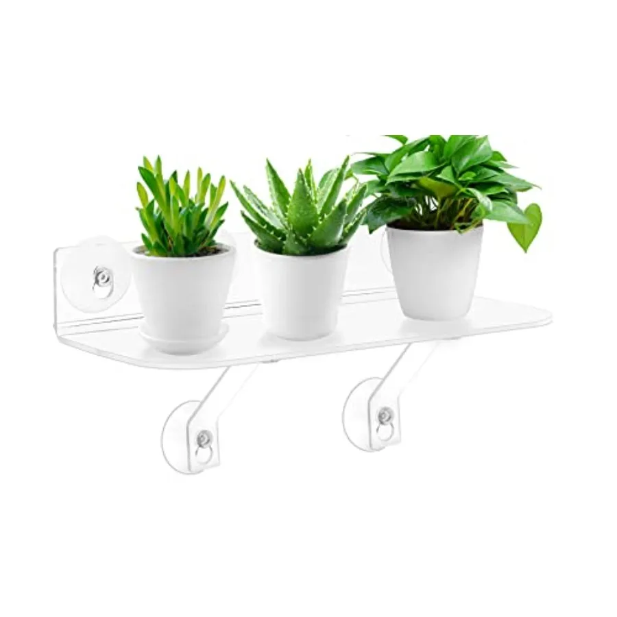 15 Inch Suction Cup Shelf for Plants Window 6IN Extra Wide with Load-Bearing Brackets Window Shelf for Plants Acrylic Sill Exte
15 Inch Suction Cup Shelf for Plants Window 6IN Extra Wide with Load-Bearing Brackets Window Shelf for Plants Acrylic Sill Exte