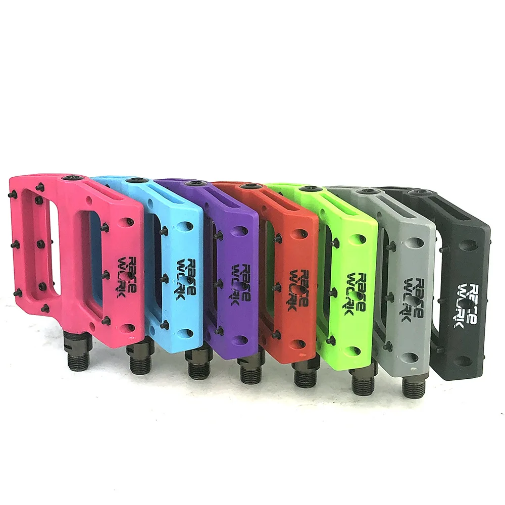 RACEWORK Ultralight Nylon Fiber Bike Pedals Sealed Bearing Anti Slip for MTB Road Bike Bicycle Cycling Spare Parts
RACEWORK Ultralight Nylon Fiber Bike Pedals Sealed Bearing Anti Slip for MTB Road Bike Bicycle Cycling Spare Parts