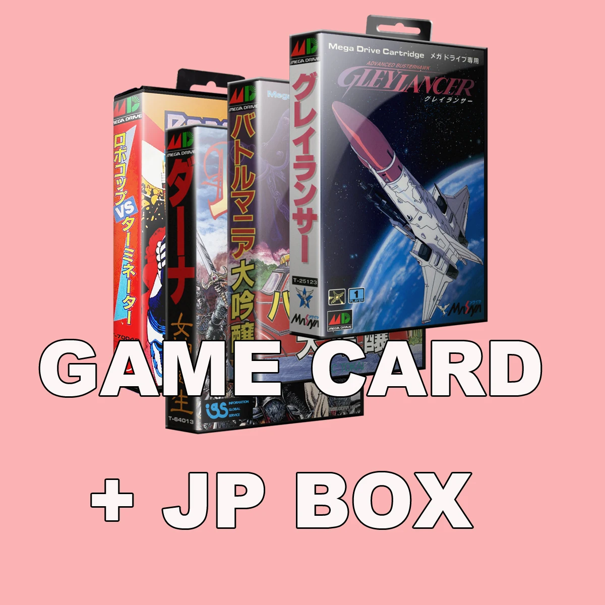 New Arrival Custom JP Box Gleylancer/Yang Warrior Family/COI/WOI 16bit MD Game Card For Sega Mega Drive/ Genesis with Retail Box
New Arrival Custom JP Box Gleylancer/Yang Warrior Family/COI/WOI 16bit MD Game Card For Sega Mega Drive/ Genesis with Retail Box
