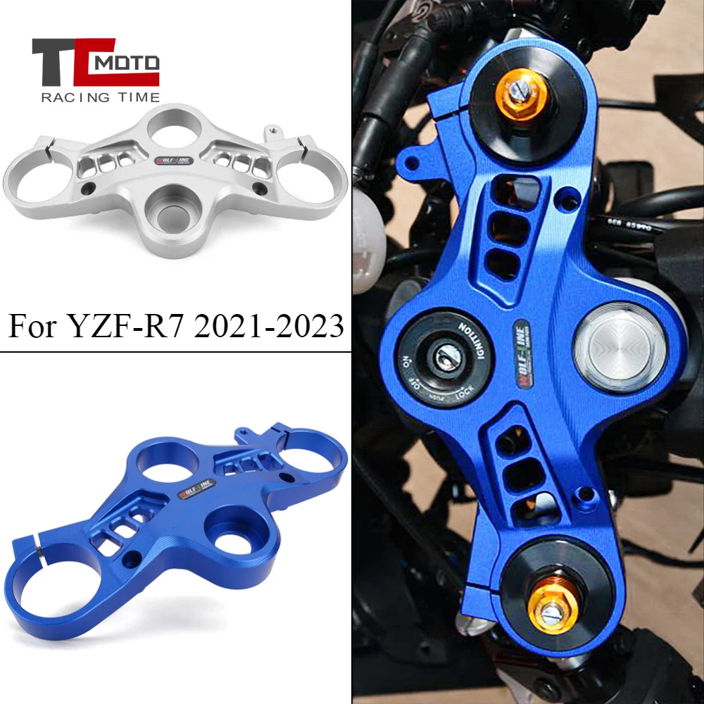 YZF-R7 CNC Motorcycle Front Triple Tree Upper Bridge Top Clamp Fork For Yamaha YZF R7 YZFR7 2021 2022 2023 Accessories
YZF-R7 CNC Motorcycle Front Triple Tree Upper Bridge Top Clamp Fork For Yamaha YZF R7 YZFR7 2021 2022 2023 Accessories