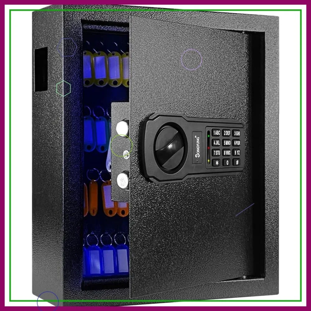 83 Keys Wall Safe with Sensor Light, Emergency Power, Secure Electronic Lock for Hotels, Offices, Car Dealerships
83 Keys Wall Safe with Sensor Light, Emergency Power, Secure Electronic Lock for Hotels, Offices, Car Dealerships