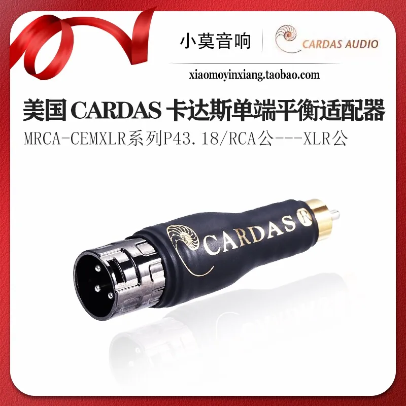 American CARDAS MRCA-CEMXLR Series P43.18 RCA Male to XLR Male Plug Adapter
American CARDAS MRCA-CEMXLR Series P43.18 RCA Male to XLR Male Plug Adapter