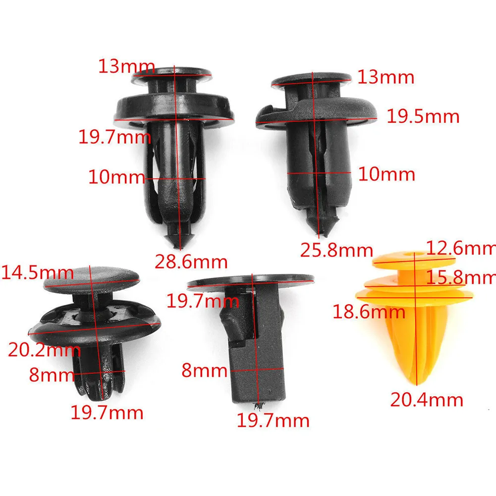 Enhance Your Vehicle's Appearance with 51Pcs Plastic Fenders Wheel Arches Bumper Trim Clips for Honda Civic Mk8
Enhance Your Vehicle's Appearance with 51Pcs Plastic Fenders Wheel Arches Bumper Trim Clips for Honda Civic Mk8