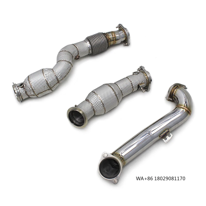Boska Exhaust Downpipe Catalytic Converter with Catalyst High Flow Catted Downpipe Exhaust Pipe for M2 G87 3.0T 2023
Boska Exhaust Downpipe Catalytic Converter with Catalyst High Flow Catted Downpipe Exhaust Pipe for M2 G87 3.0T 2023