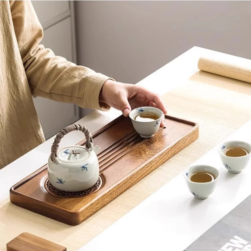 Walnut Wood Tray Rectangle Serving Tray Chaban Chinese Kung Fu Table Tea Tools Coffeeware Board Drainage Water Storage Tea Tray
Walnut Wood Tray Rectangle Serving Tray Chaban Chinese Kung Fu Table Tea Tools Coffeeware Board Drainage Water Storage Tea Tray